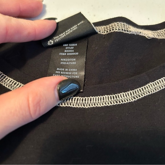 Social Collision Stripe Butterfly long sleeve top size medium - Picture 4 of 5